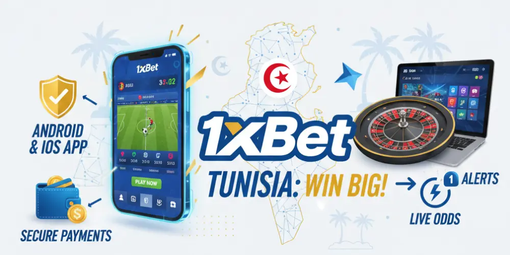 تطبيق 1xBet وخيارات الدفع في تونس