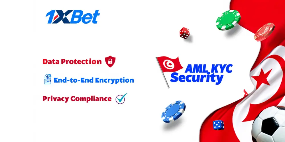 1xBet AML KYC: إعطاء الأولوية لأمن وسرية بيانات المستخدم في تونس